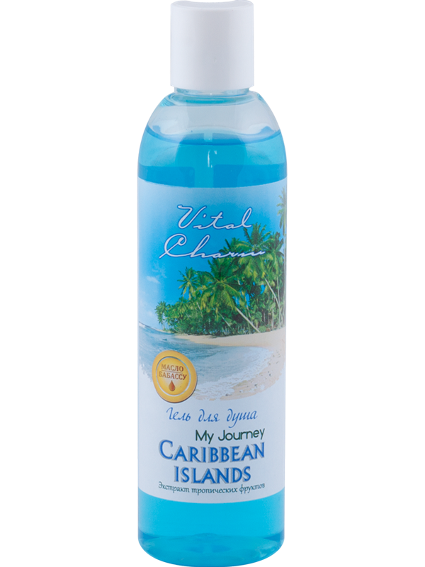 Vital Charm Гель для душа «Caribbean islands» флакон