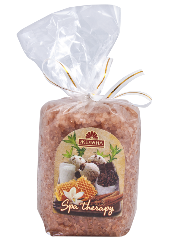 Zelana Sea flavored salt for bath SPA Therapy «Hot chocolate with cinnamon”