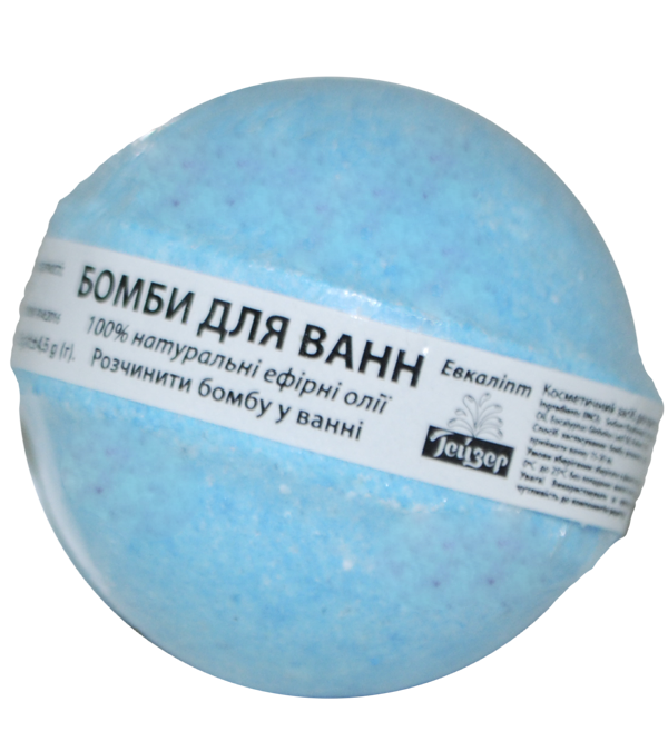Geyser Бомба для ванн c эфирным маслом Эвкалипта 75 г