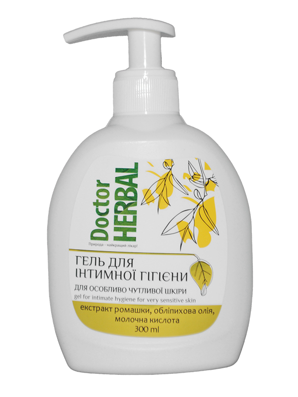 Doctor Herbal Гель для интимной гигиены «Ромашка и облепиховое масло» 300 мл