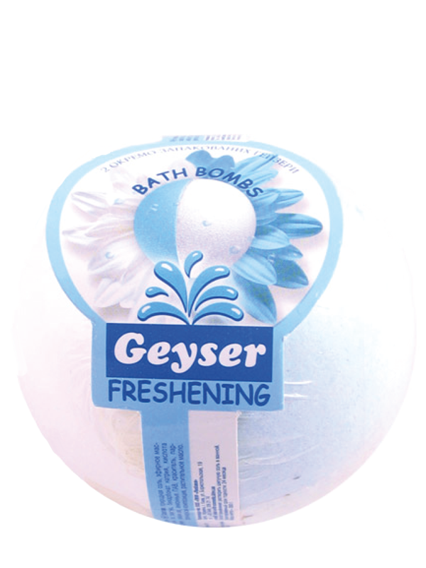 Geyser Велика двоколірна бомба для ванн Freshening 300 г