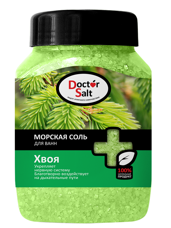 Doctor Salt Морська сіль для ванн ХВОЯ 1100 г