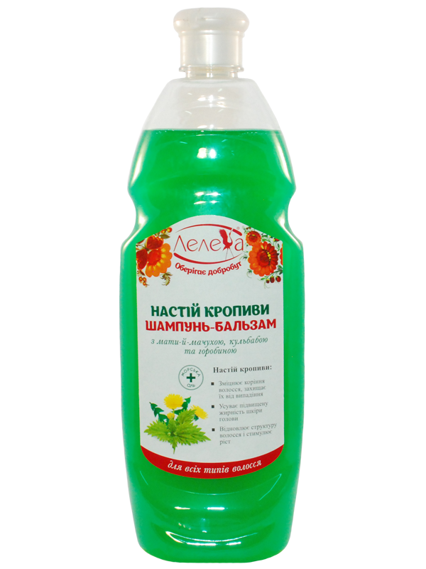 “Leleka” Shampoo-balsam “The infusion of NETTLE” 1000 ml
