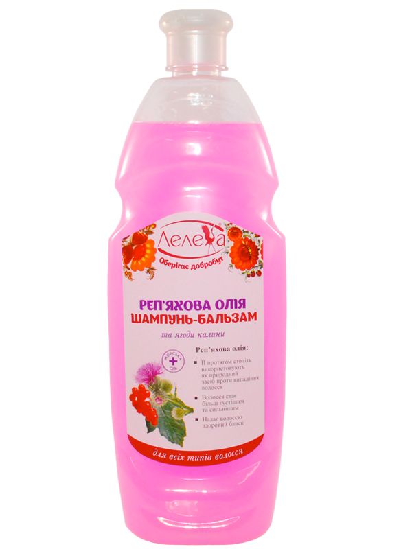 “Leleka” Shampoo-balsam “Burdock oil” 1000 ml