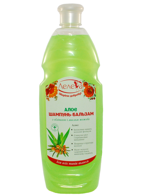 “Leleka” Shampoo-balsam “Aloe” 1000 ml