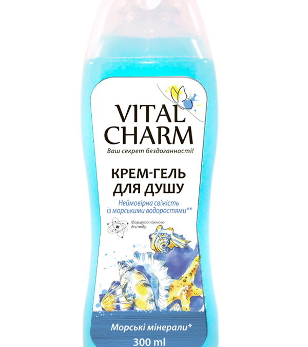 Vital Charm Cream-shower gel “Sea minerals” 300 ml