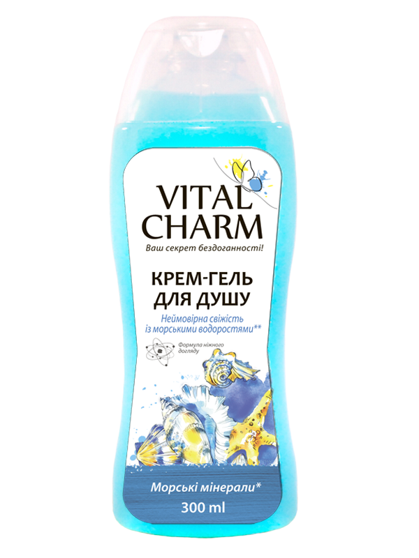 Vital Charm Cream-shower gel “Sea minerals” 300 ml