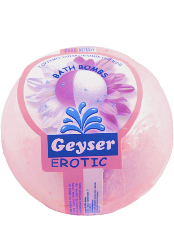Geyser Большая двухцветная бомба для ванн Erotic 300 г