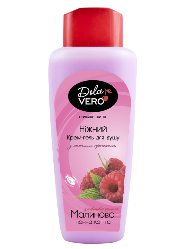 Dolce Vera Cream Shower Gel “Raspberry panna cotta”