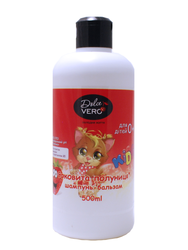 Dolce Vero Children’s shampoo-balm “Juicy strawberry”