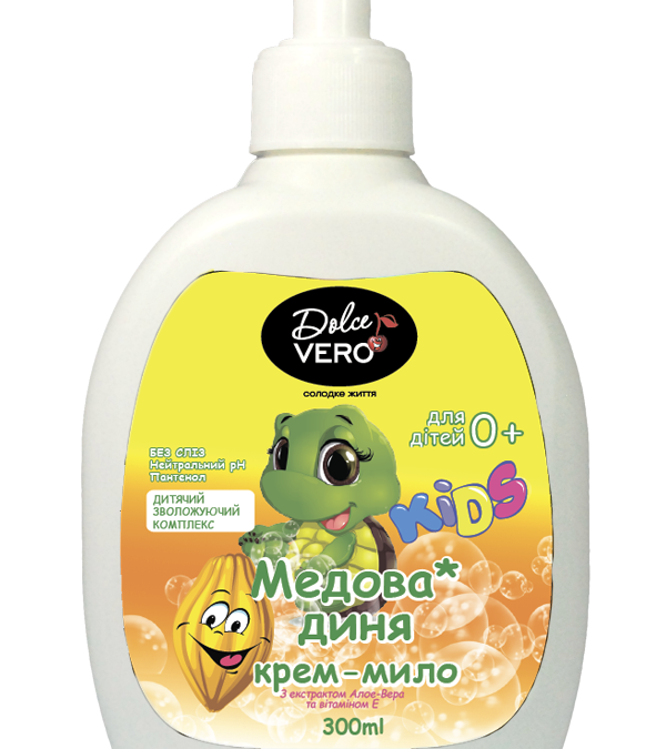 Dolce Vero Children’s cream soap “Honey Melon”