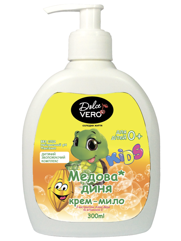 Dolce Vero Children’s cream soap “Honey Melon”