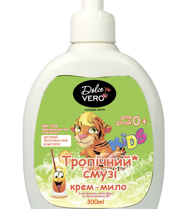 Dolce Vero Детское крем-мыло «Тропический смузи»