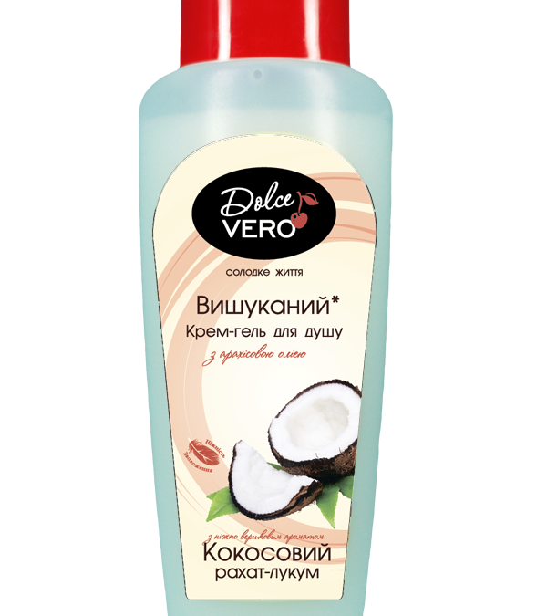 Dolce Vera Cream-shower gel “With the aroma of Coconut Rakhat-lukum”