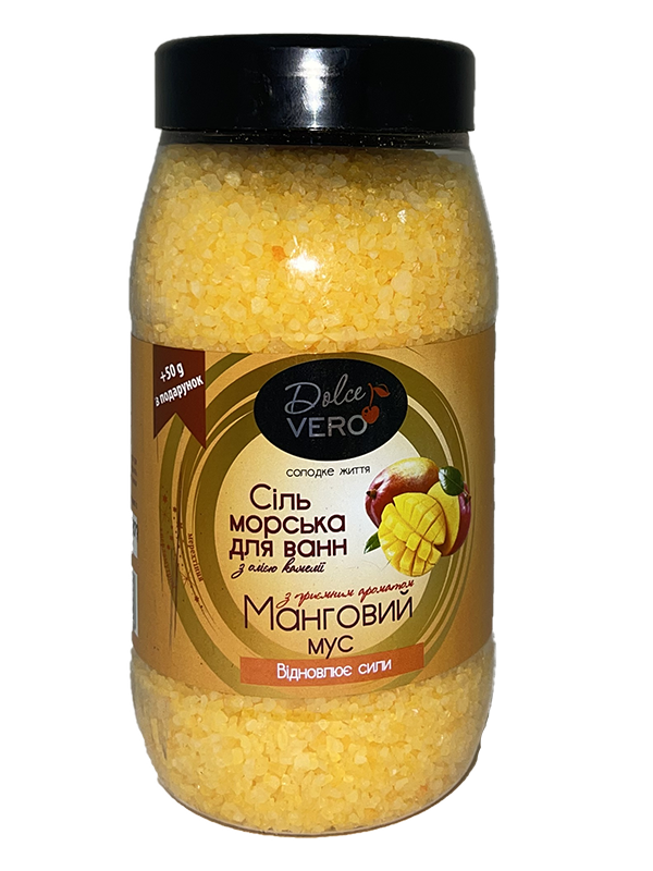 Dolce Vero Сіль для ванни Манговий МУС